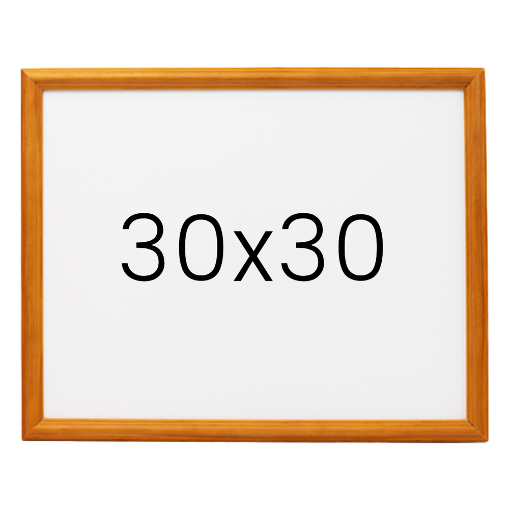 앤디크라인 원목액자 웨딩액자 우드 아크릴 프레임 스튜디오 틀 30x30 300x300mm, 연밤 - 메인 이미지