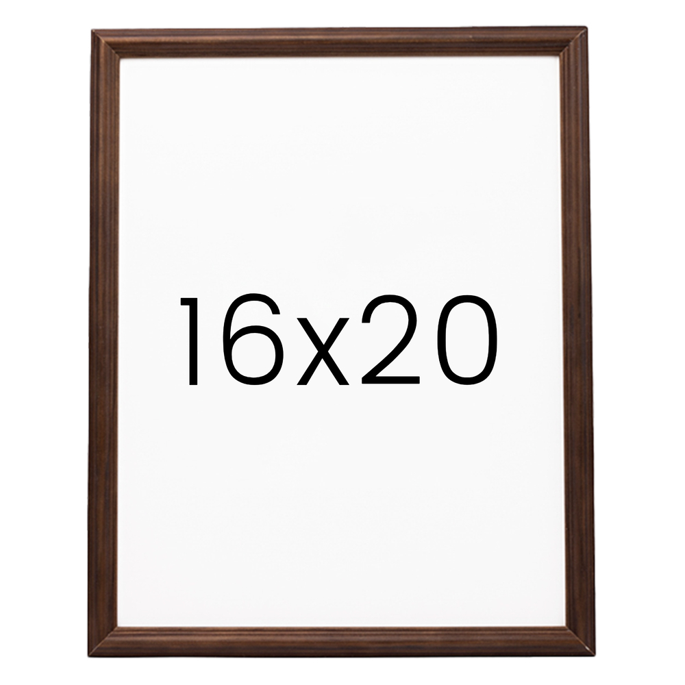 앤디크라인 원목액자 웨딩액자 우드 아크릴 프레임 스튜디오 틀 16x20 406x508mm, 진밤 - 메인 이미지