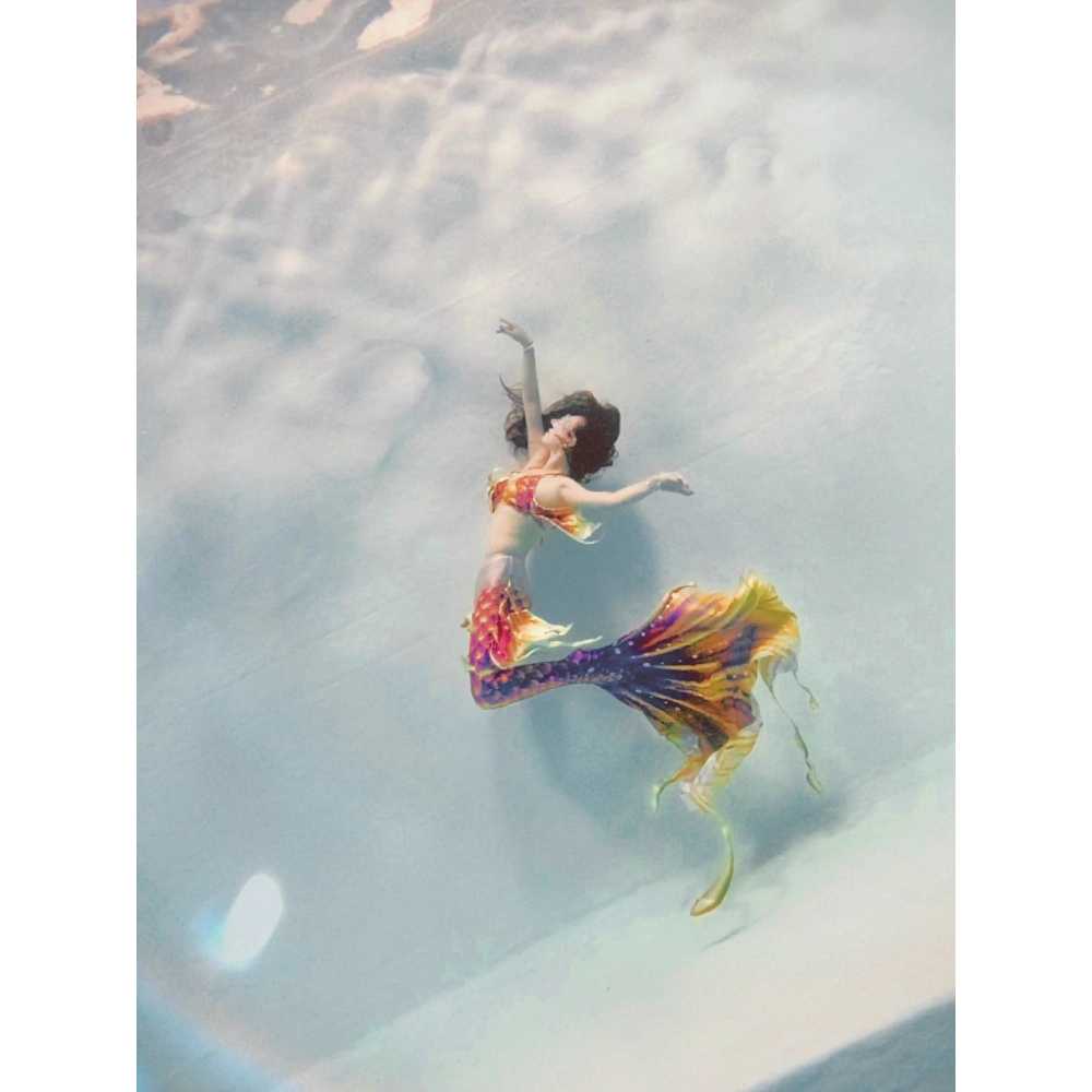인어 슈트 프리다이빙 잠수용 머메이드 스타일 수트 A형 골드(S-L) - 상세 이미지 3