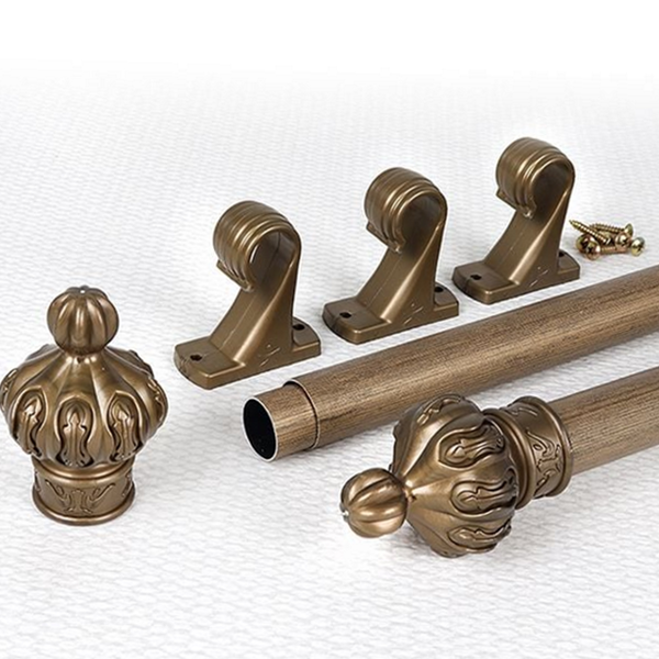 25mm 브라켓 커튼 봉 확장형 알루미늄 커튼 봉 설치