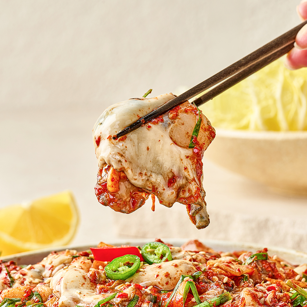 제철 생굴무침 생굴 무침 굴 반찬 통영 30년 전통 밥도둑 원조 굴무침 330g - 상세 이미지 5