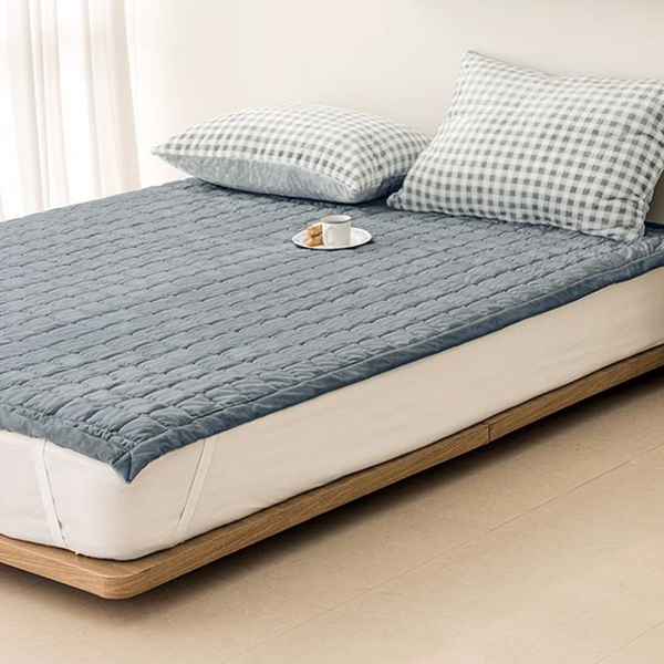 수면 극세사 누빔 패드 먼지 침구 극세사 패드 매트리스