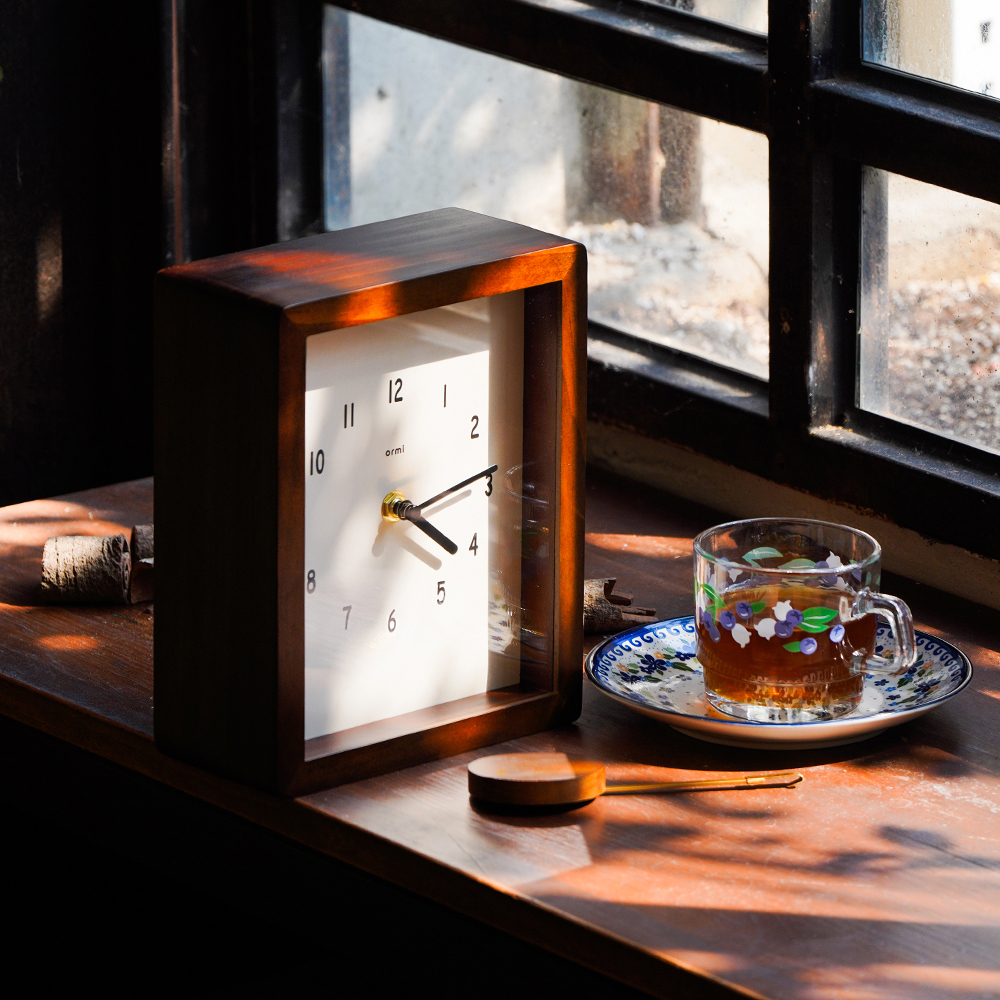 오르미 레트로 미로클락 우드 무소음 추시계 벽시계 괘종시계
