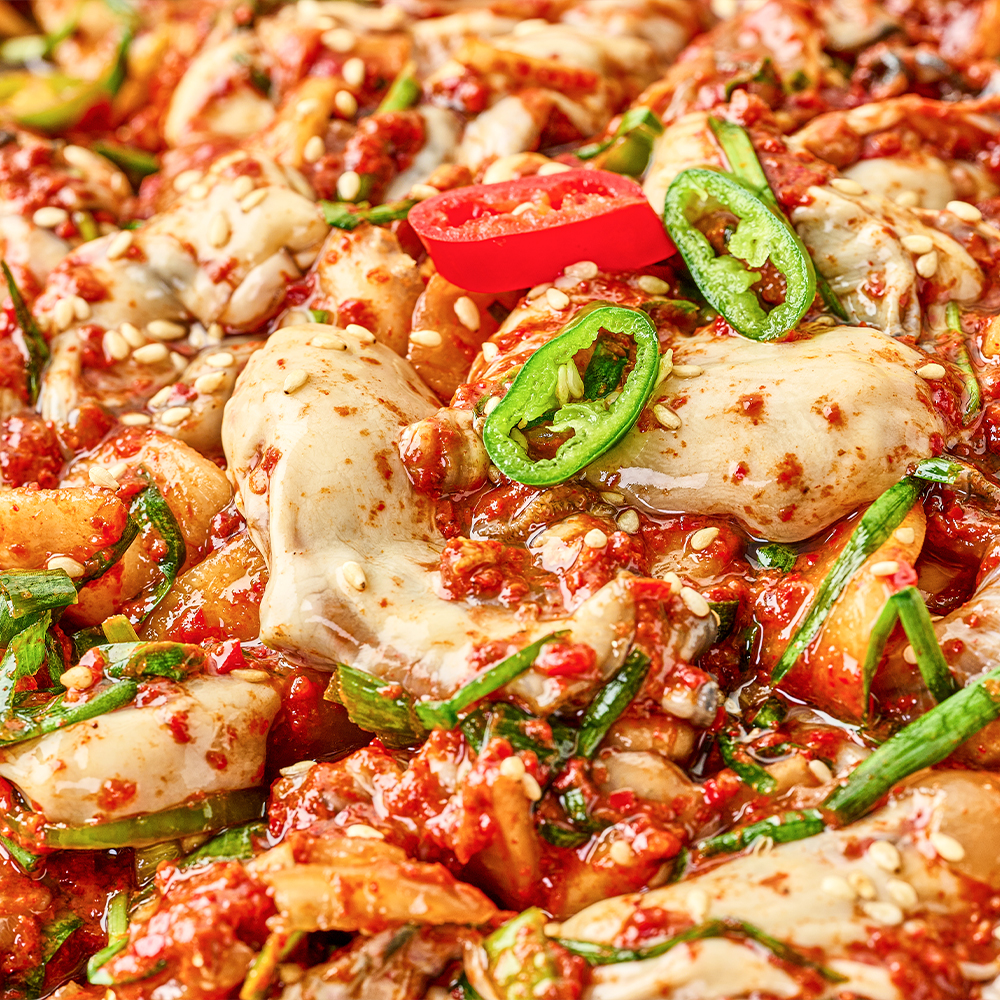 제철 생굴무침 생굴 무침 굴 반찬 통영 30년 전통 밥도둑 원조 굴무침 330g - 상세 이미지 4