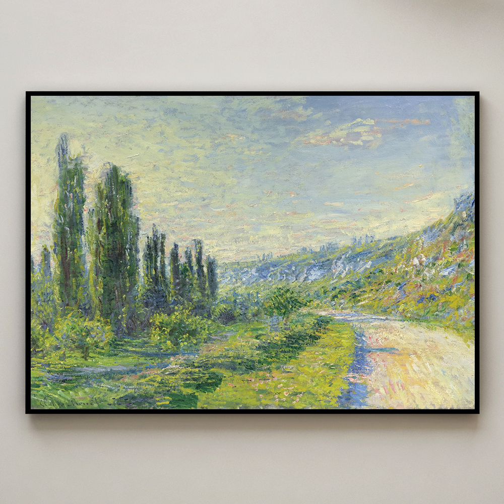 클로드 모네 인테리어 그림 액자 포스터 명화 La Route de Vetheuil 1880 - 상세 이미지 3