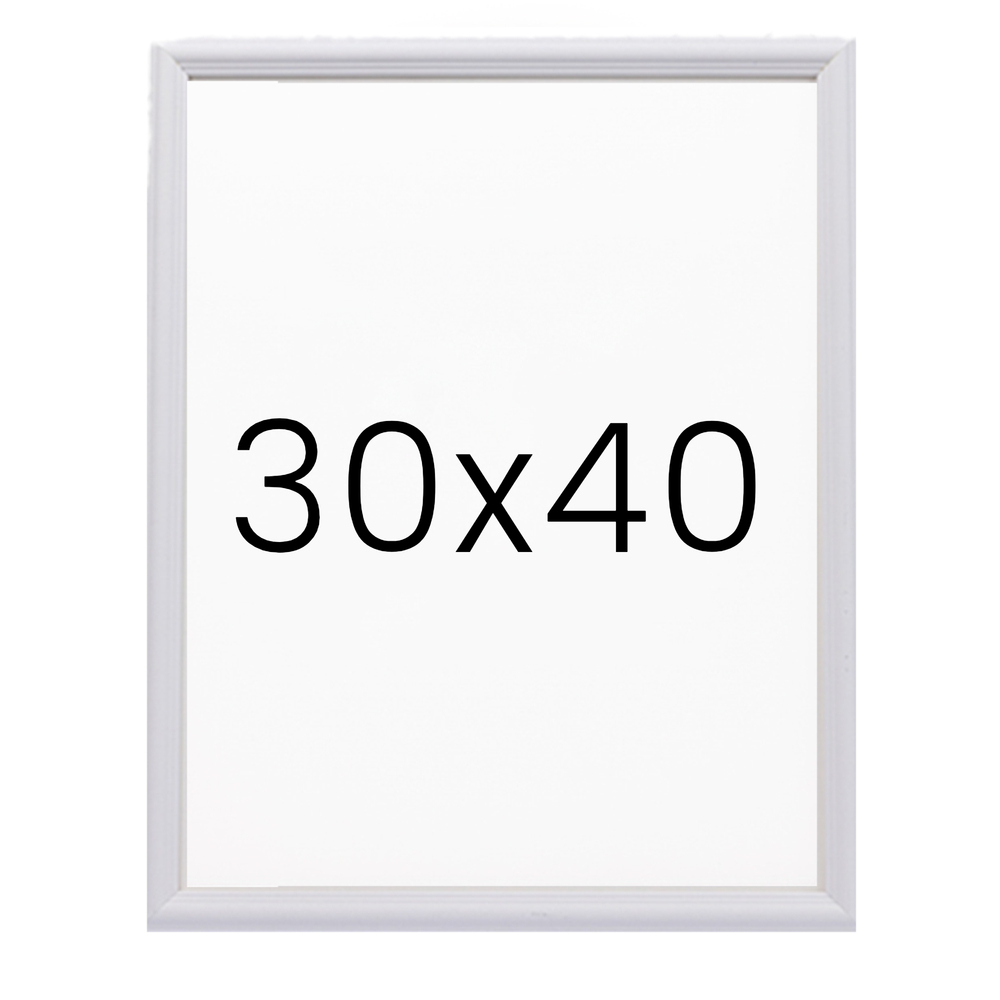 앤디크라인 원목액자 웨딩액자 우드 아크릴 프레임 스튜디오 틀 30x40 300x400mm, 화이트 - 메인 이미지