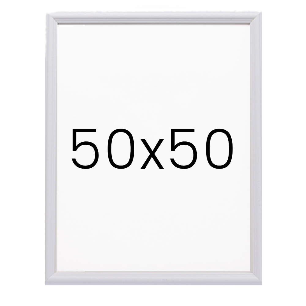 앤디크라인 원목액자 웨딩액자 우드 아크릴 프레임 스튜디오 틀 50x50 500x500mm, 화이트 - 메인 이미지