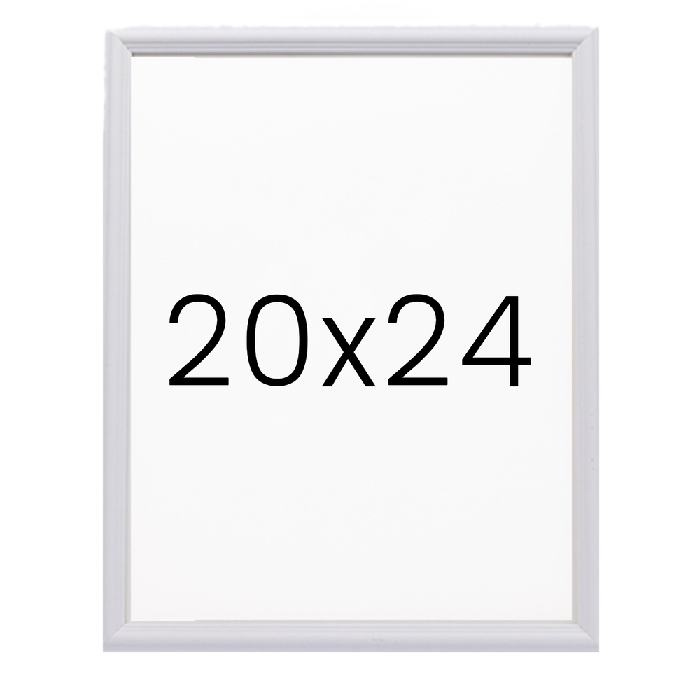 앤디크라인 원목액자 웨딩액자 우드 아크릴 프레임 스튜디오 틀 20x24 508x609mm, 화이트 - 메인 이미지