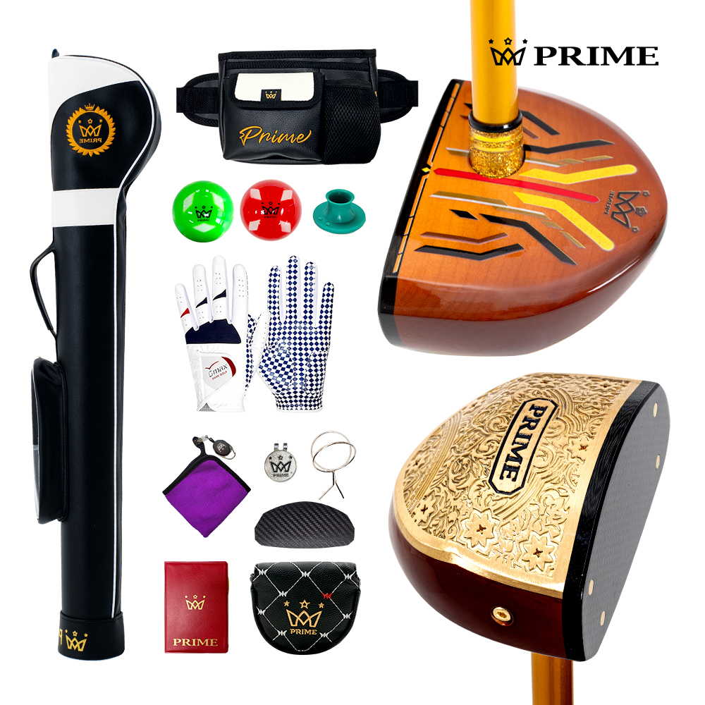 프라임 파크골프 4스타 브라운헤드 국산 최고급 파크골프채 세트 12종 풀세트 제품 이미지