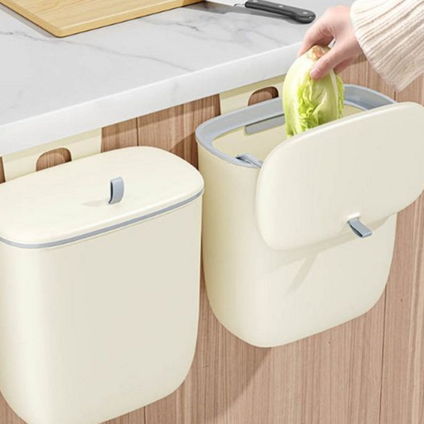 다용도 주방 음식물 쓰레기통 거치대 걸이식 음식물 쓰레기통 싱크대 - 메인 이미지