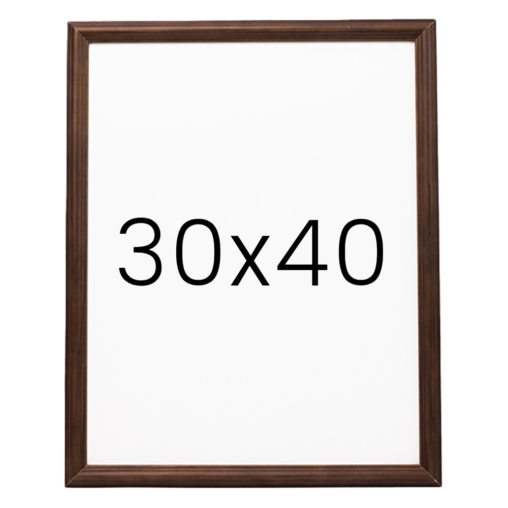 앤디크라인 원목액자 웨딩액자 우드 아크릴 프레임 스튜디오 틀 30x40 300x400mm, 진밤 - 메인 이미지