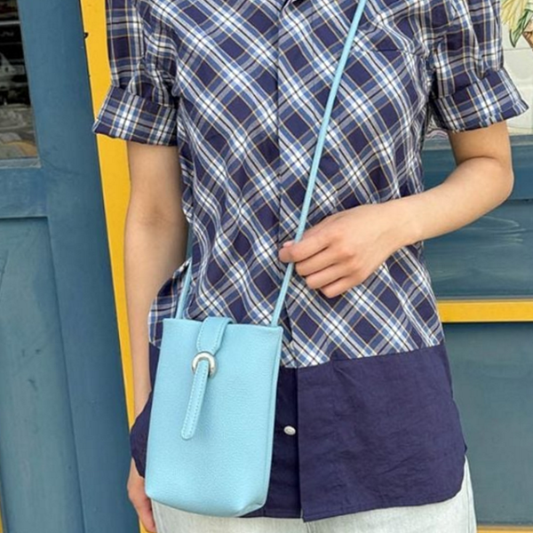 가벼운 인조 가죽 미니 크로스 백 캐주얼 크로스 백 - 상품 이미지