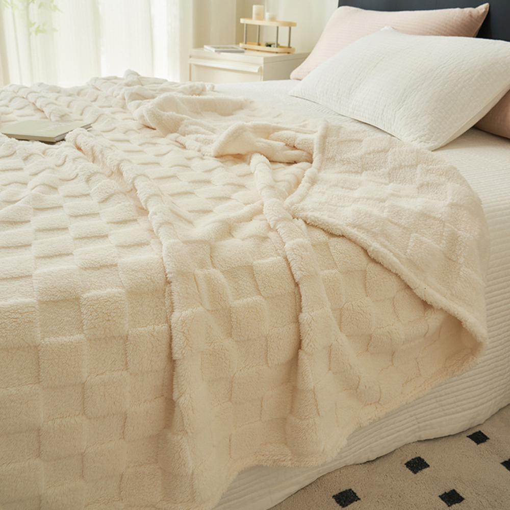 양면 극세사 담요 두꺼운 겨울 캠핑 소파 이불 블랭킷 담요 소형