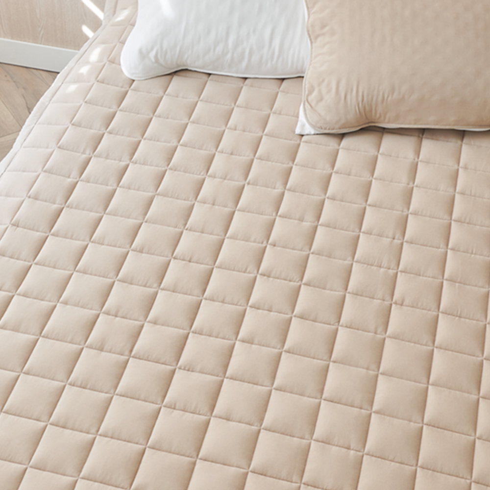 순수 모달 침대 패드 화학염료 없는 저자극 알러지케어 천연염색 무형광 매트리스 패드 SS