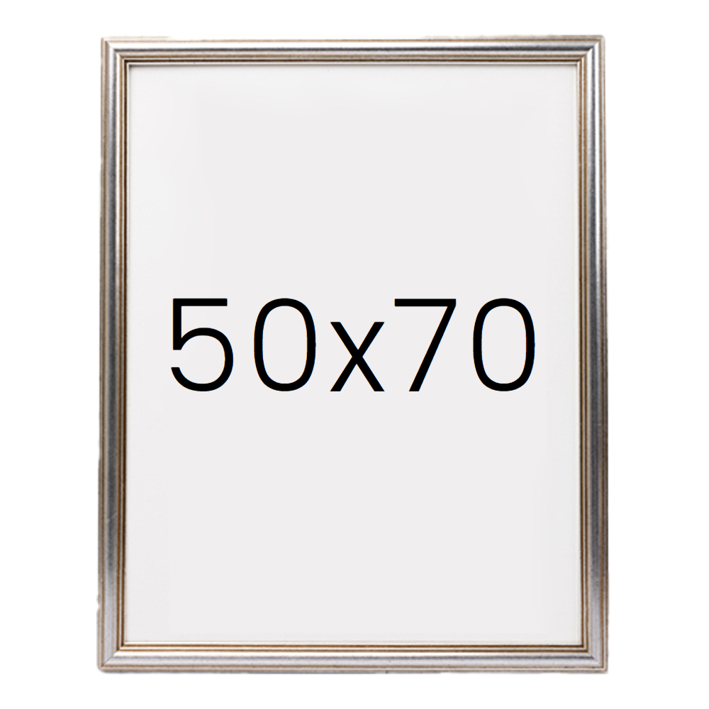 앤디크라인 원목액자 웨딩액자 우드 아크릴 프레임 스튜디오 틀 50x70 500x700mm, 실버 - 메인 이미지