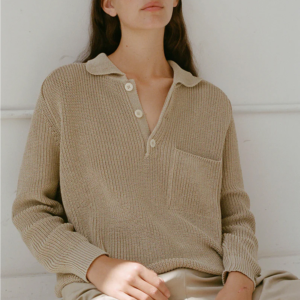 샤이나모트 여성 Saatchi 스웨터 SAATCHISWEATER-FW24-GREIGE - 상세 이미지 3