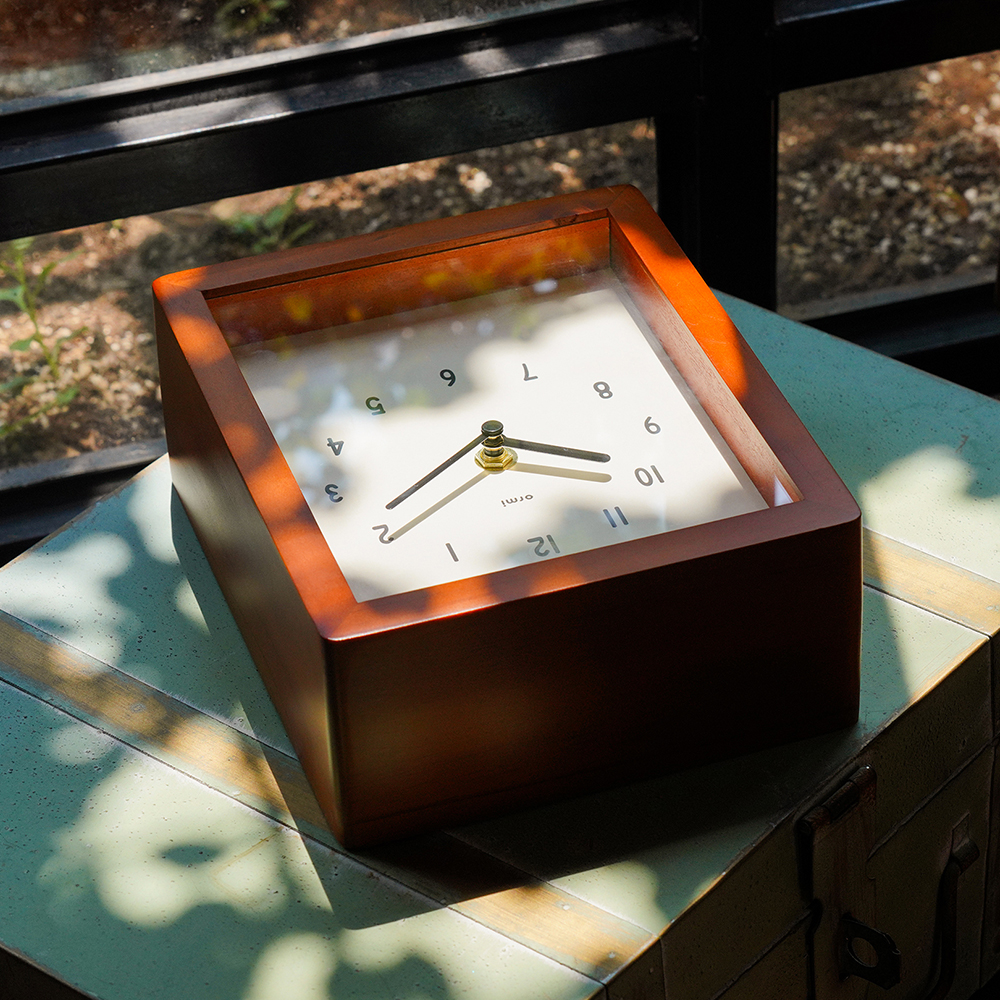 오르미 레트로 미로클락 우드 무소음 추시계 벽시계 괘종시계