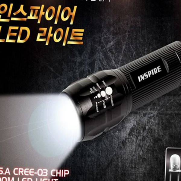 초경량 led 후레쉬 휴대용 충전식 후레쉬 캠핑 야간용 - 상품 이미지
