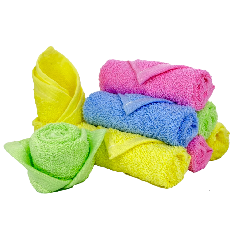 상품컴퍼니 100%천연 대나무행주 죽섬유행주 색상랜덤 10개, 26cm 제품 이미지