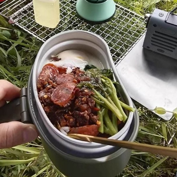 휴대용 캠핑 반합 백패킹 캠핑 식기 세트 아웃도어