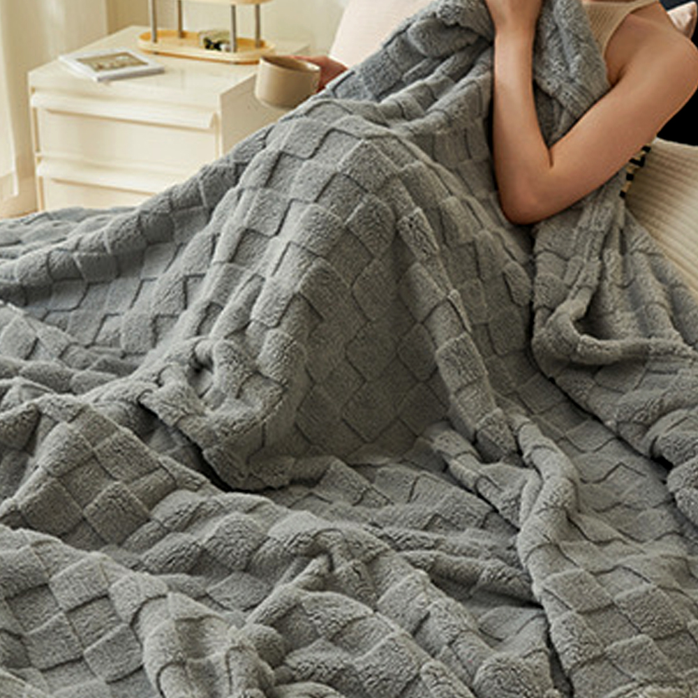 양면 극세사 담요 두꺼운 겨울 캠핑 소파 이불 블랭킷 담요 소형