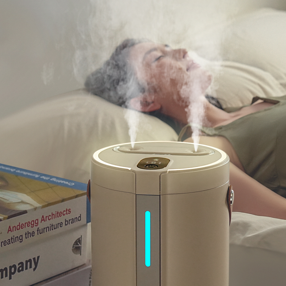 사무실가습기 미니 초음파 탁상용 통세척 가습기 듀얼 캠핑 소형 세척편한 저소음 무드등 청소쉬운 사무용