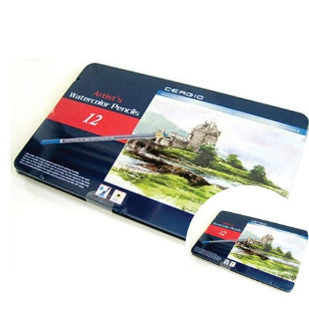 세르지오 수채색연필 12색 - 46413