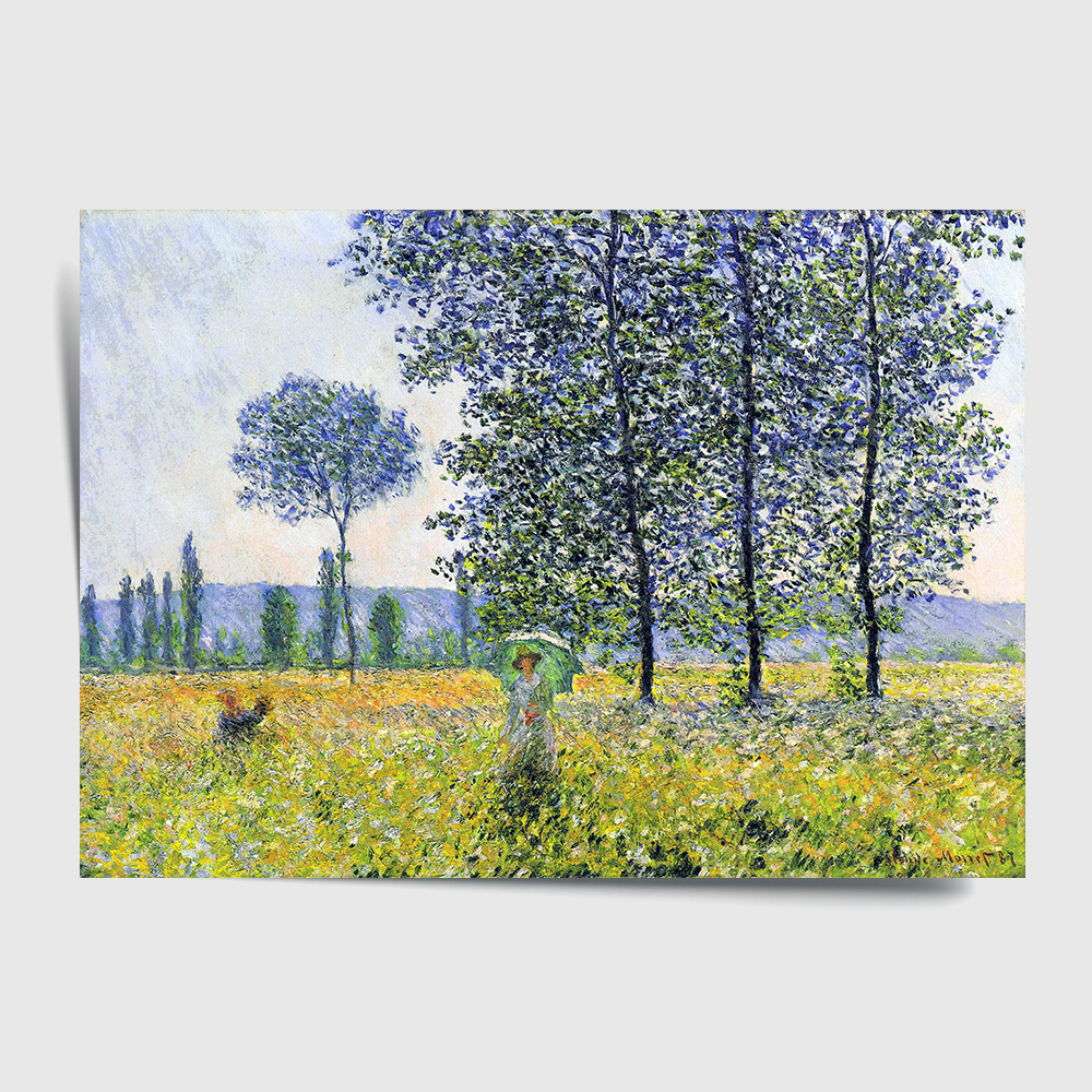 클로드 모네 인테리어 그림 액자 포스터 명화 Sunlight 1887 - 상세 이미지 2