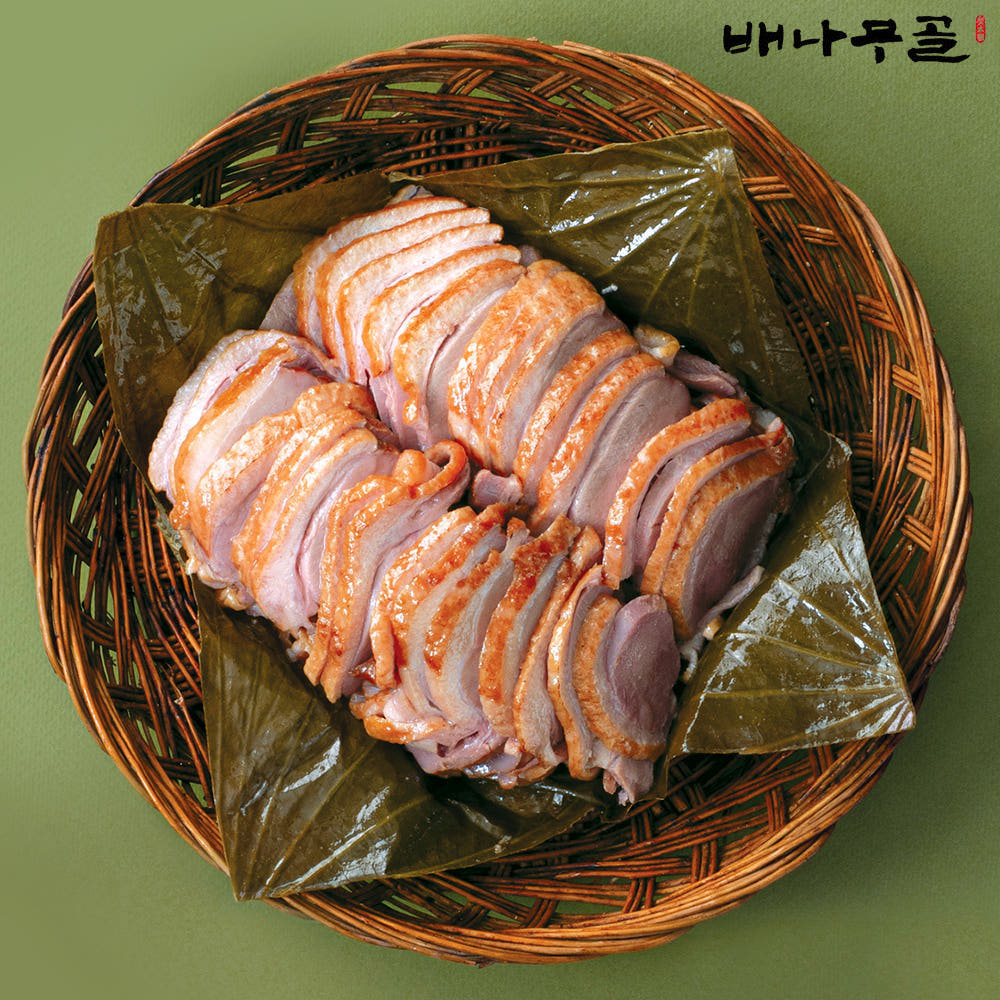 배나무골 연잎 오리훈제요리 400g, 3팩 - 상품 이미지