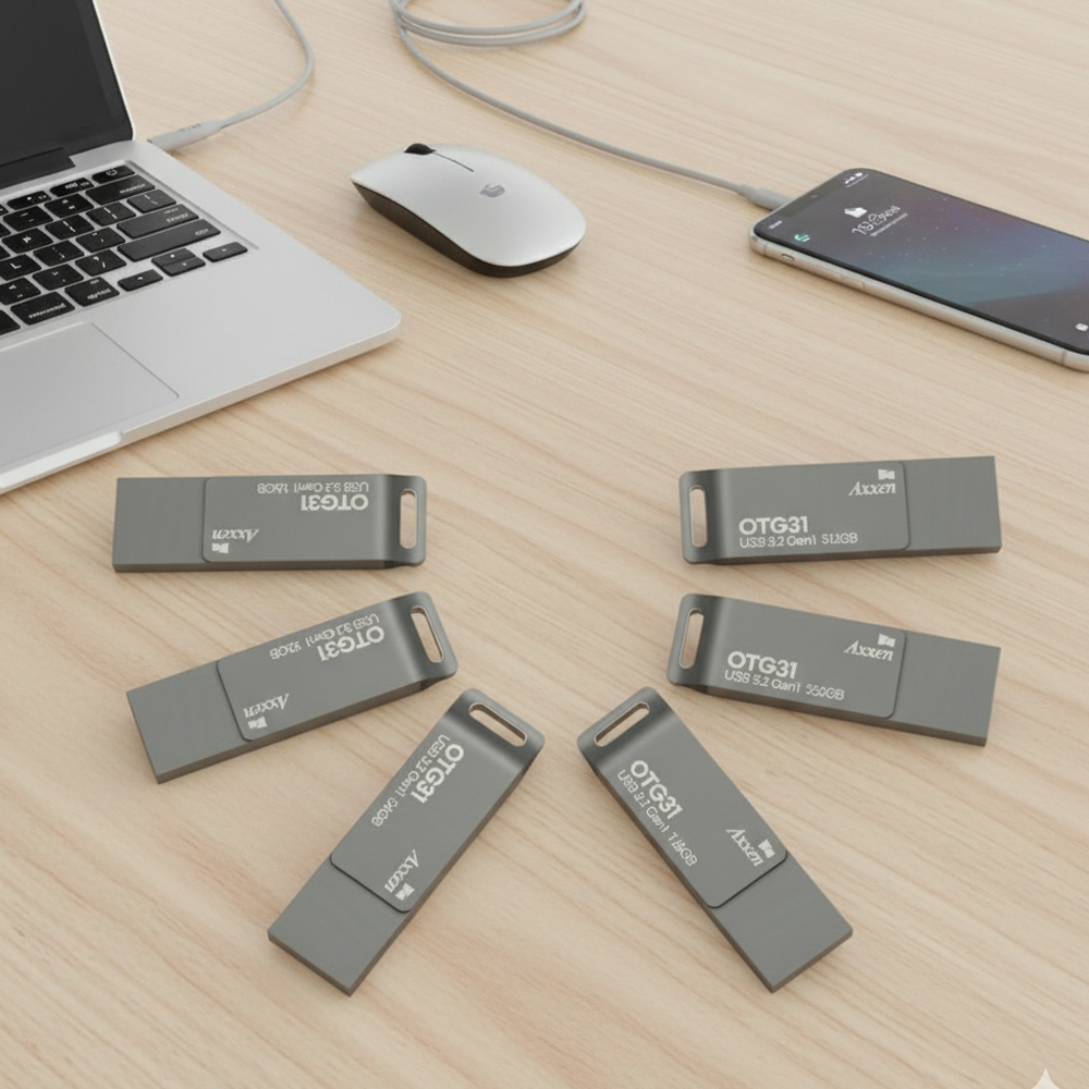64GB 핸드폰 USB메모리 [무료인쇄] C타입+A타입 갤럭시 아이폰 사진 영상저장 - 상세 이미지 4