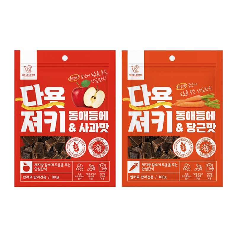 웰썸 다욧져키 100g 강아지 다이어트용 간식 - 메인 이미지