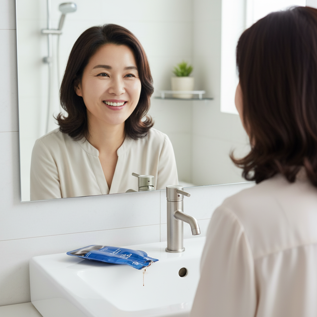 염색 가인 헤어 새치 염색약 샴푸형 3분 셀프 저자극 일회용 30g, 블랙브라운, 15개 이미지 2
