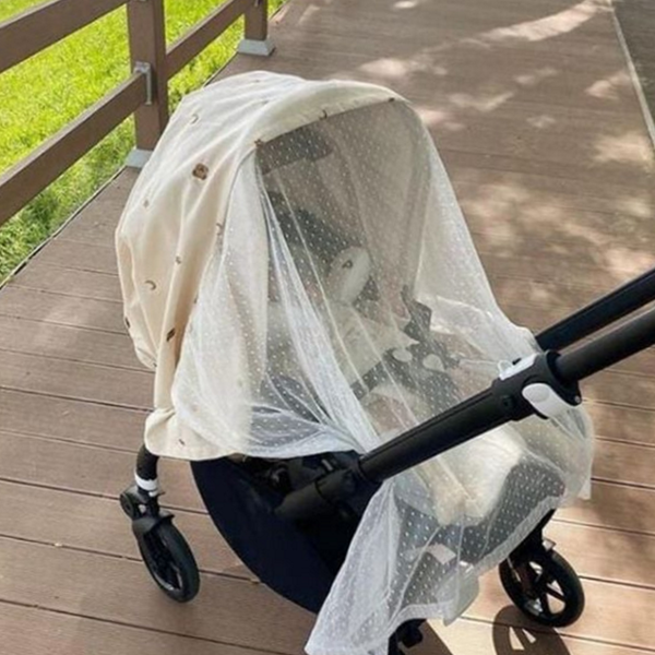 그늘막 유모차 모기장 메쉬 유모차 방충망 여름 통풍