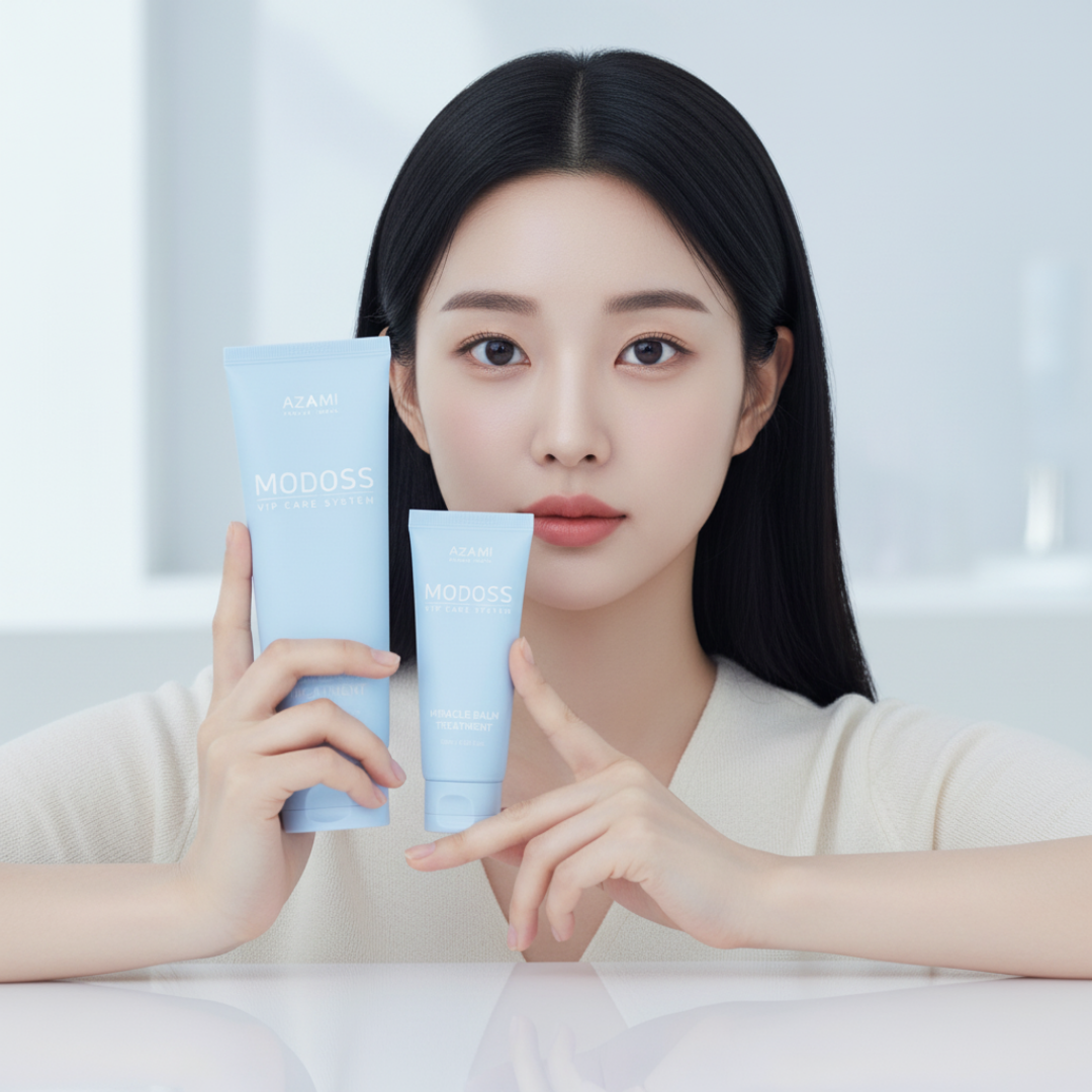 아자미 모도스 미라클밤 180ml 헹구지 않는 노워시 헤어 극손상 케라틴 트리트먼트