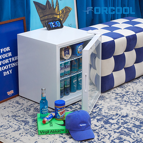 포쿨 미니 쇼케이스 냉장고 음료수 소형 술냉장고 가정용 술장고 업소용 음료 FC-50MS 제품 이미지