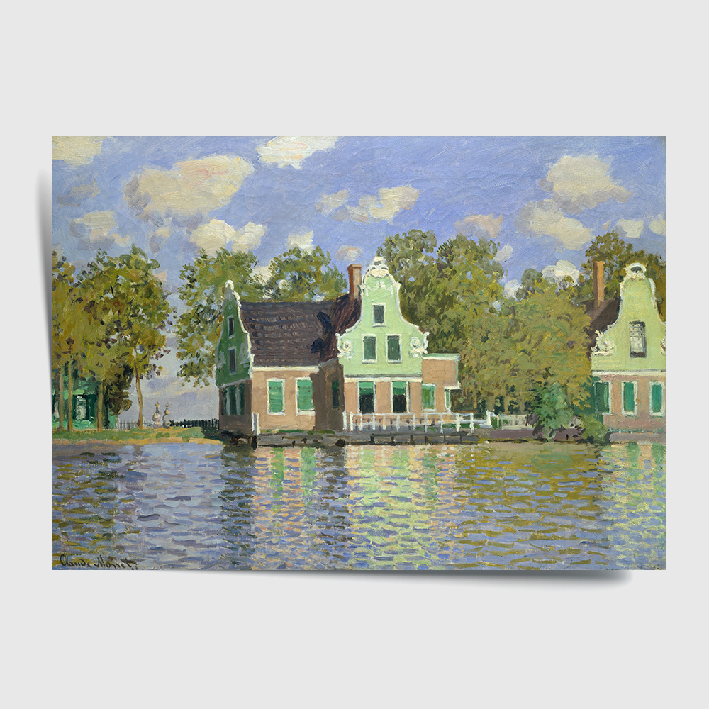클로드 모네 인테리어 그림 액자 포스터 명화 Houses 1871 - 상세 이미지 2