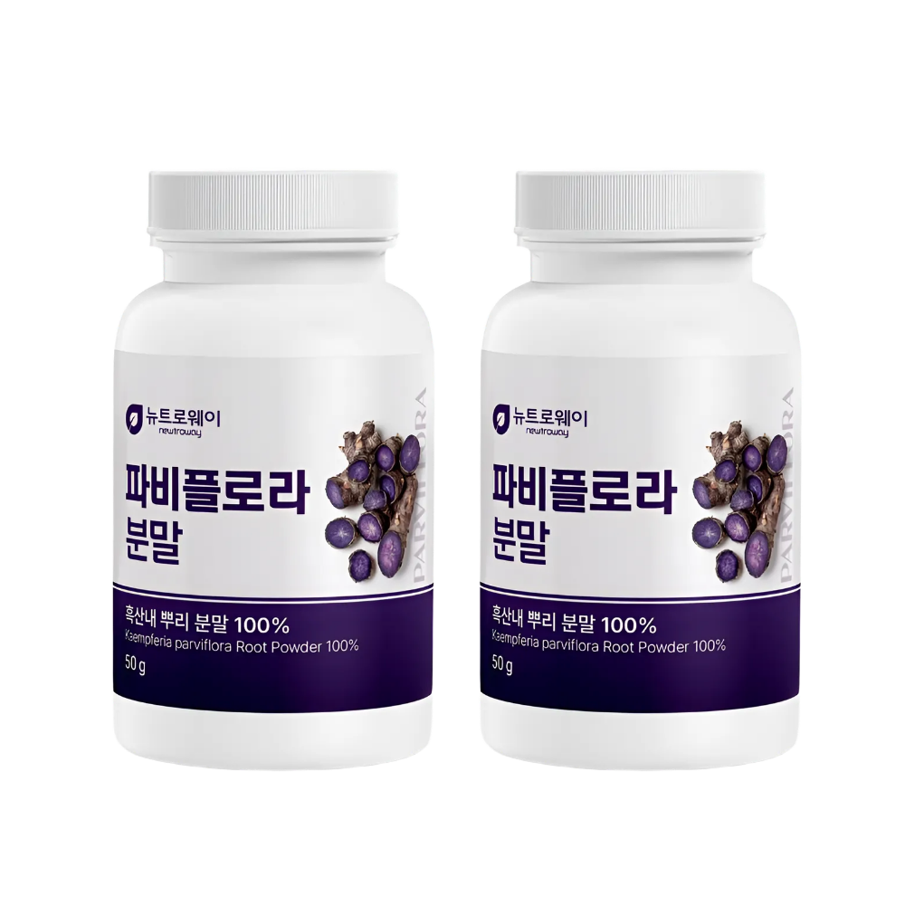 파비플로라 추출물 흑생강 뿌리 분말 태국 파비플로바 블랙진저 파피플로라 50g, 2개 - 상품 이미지
