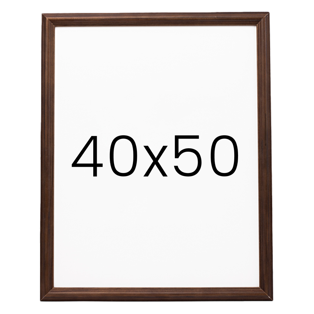 앤디크라인 원목액자 웨딩액자 우드 아크릴 프레임 스튜디오 틀 40x50 400x500mm, 진밤 - 메인 이미지