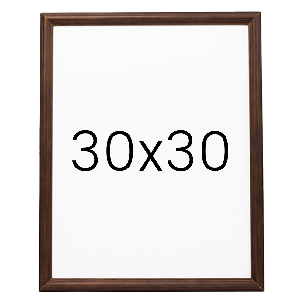 앤디크라인 원목액자 웨딩액자 우드 아크릴 프레임 스튜디오 틀 30x30 300x300mm, 진밤 - 메인 이미지