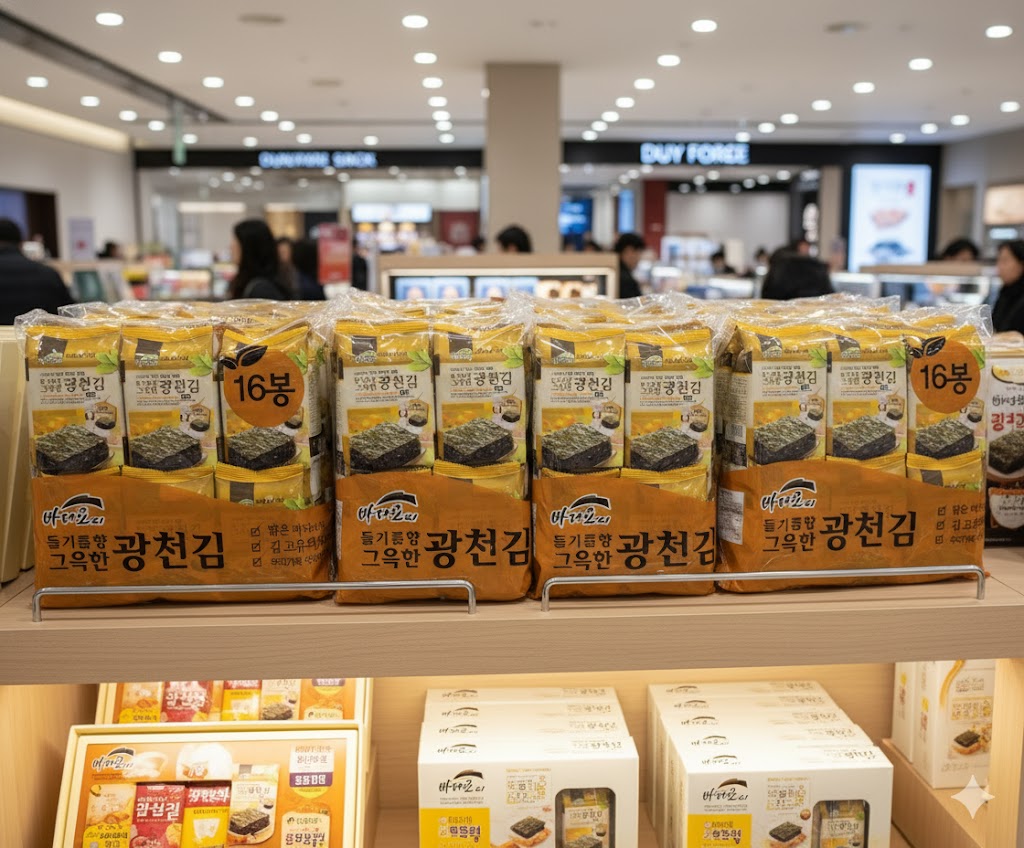 명식품본사 광천김 들기름김 재래 파래 식탁 도시락 식당식자재 도매가 4g, 16개 이미지 8