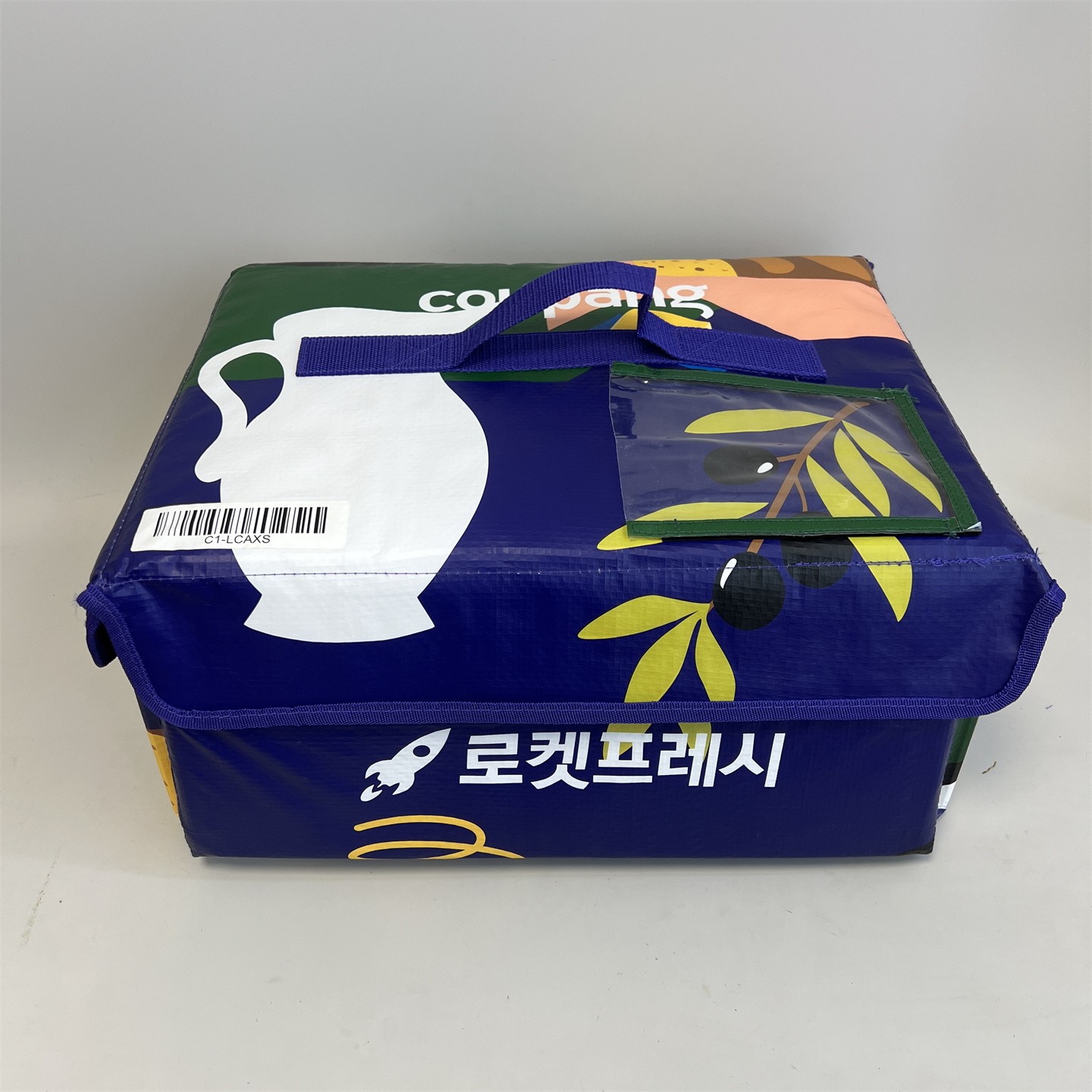 대용량 접이식 보냉백 캠핑 휴대용 알루미늄 보온 보냉 가방 쿠팡 961-1 그린 접이식 맥주 가방 1개 - 상세 이미지 3