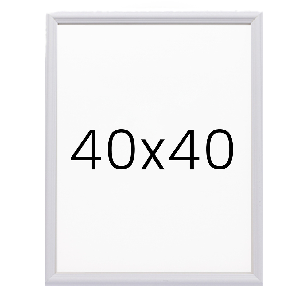 앤디크라인 원목액자 웨딩액자 우드 아크릴 프레임 스튜디오 틀 40x40 400x400mm, 화이트 - 상품 이미지