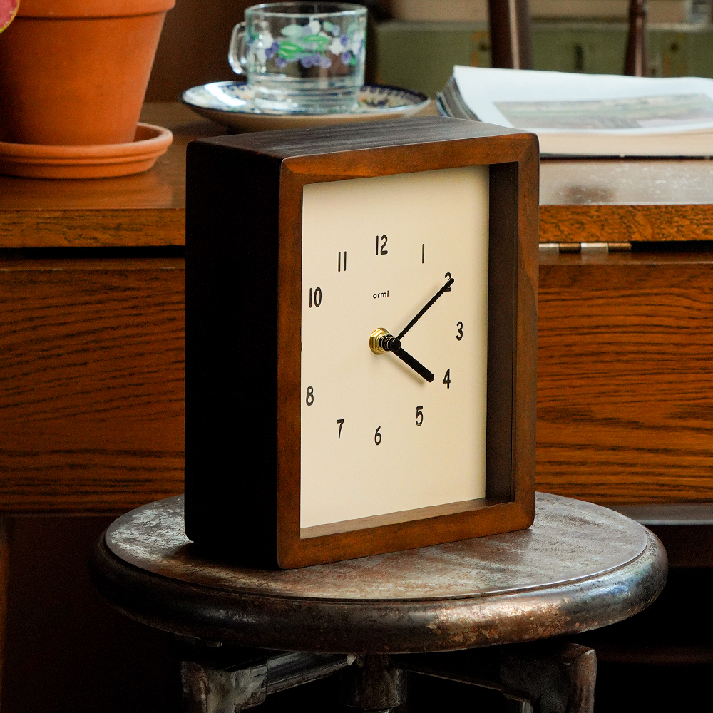 오르미 레트로 미로클락 우드 무소음 추시계 벽시계 괘종시계