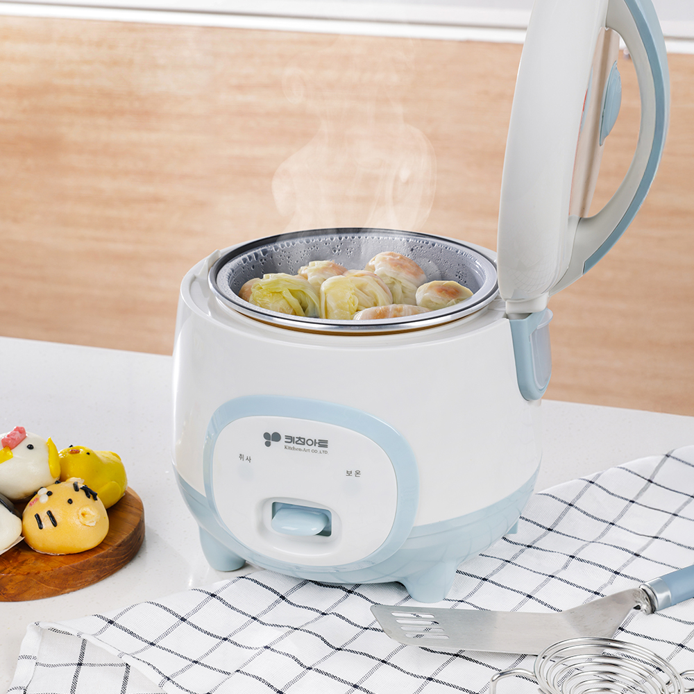 키친아트 미니 전기밥솥 3인용 컴팩트 소형 자취 원룸