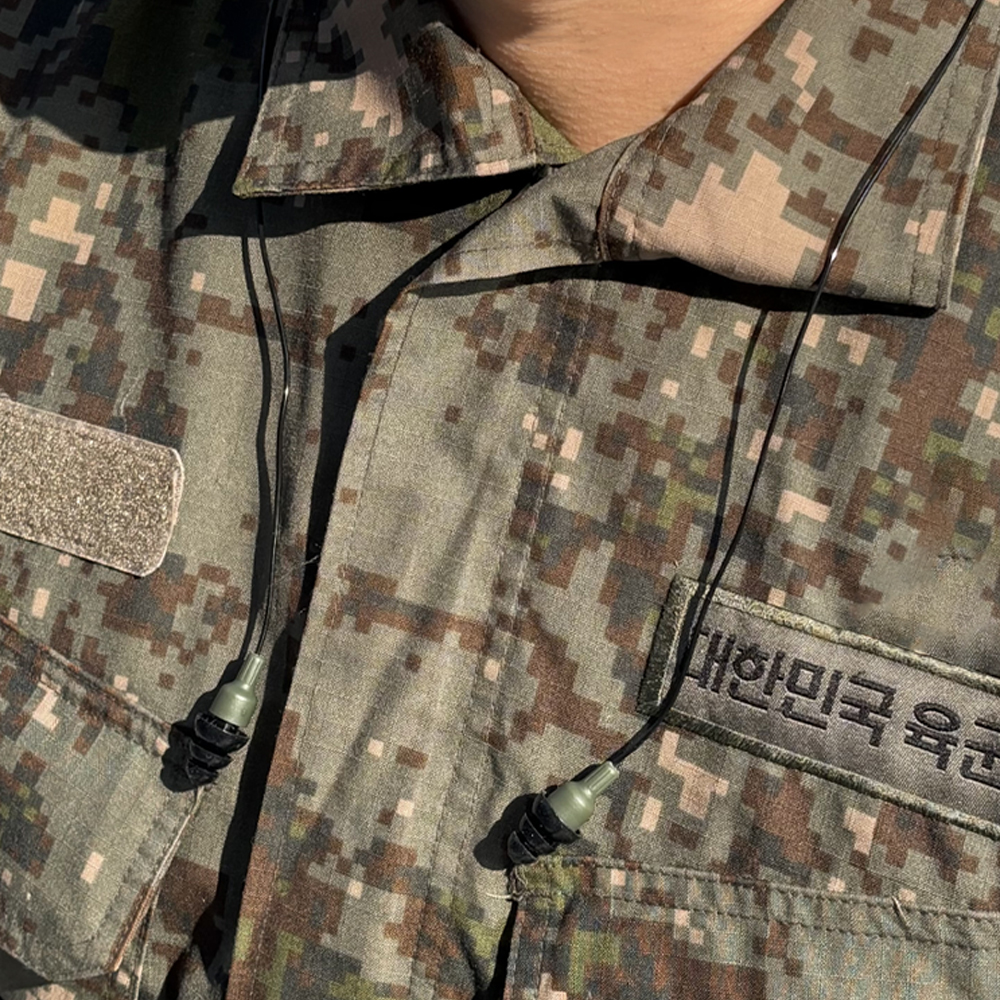사운드아머 군대 귀마개 사격 수면 코골이 소음 차단 이어플러그 군인 청력보호 - 상세 이미지 2