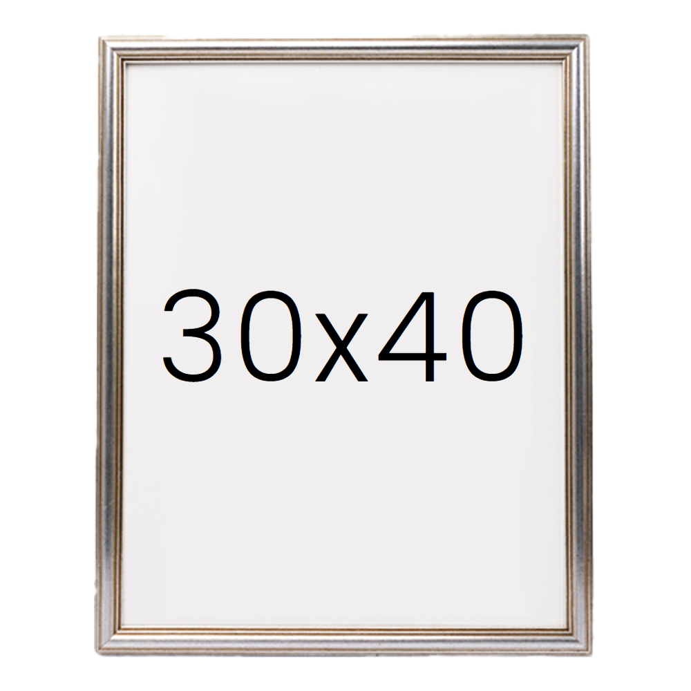 앤디크라인 원목액자 웨딩액자 우드 아크릴 프레임 스튜디오 틀 30x40 300x400mm, 실버 - 메인 이미지