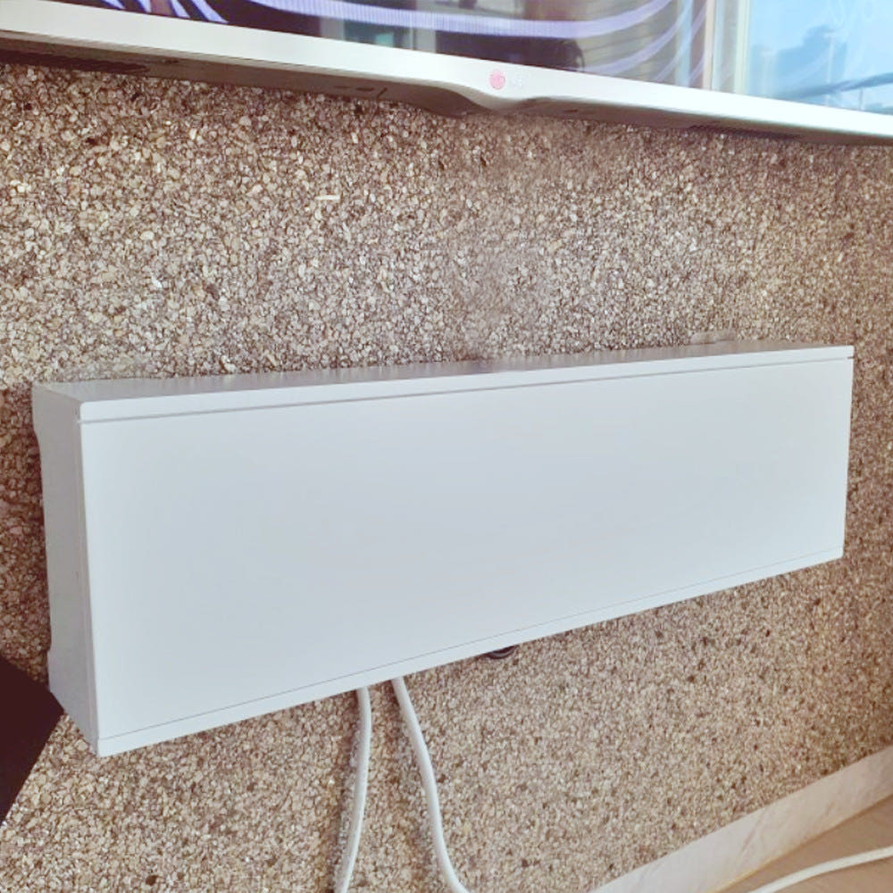 콘센트가리개 셋탑박스숨기기 벽콘센트커버 tv콘센트 무타공 소형기본형 이미지 3