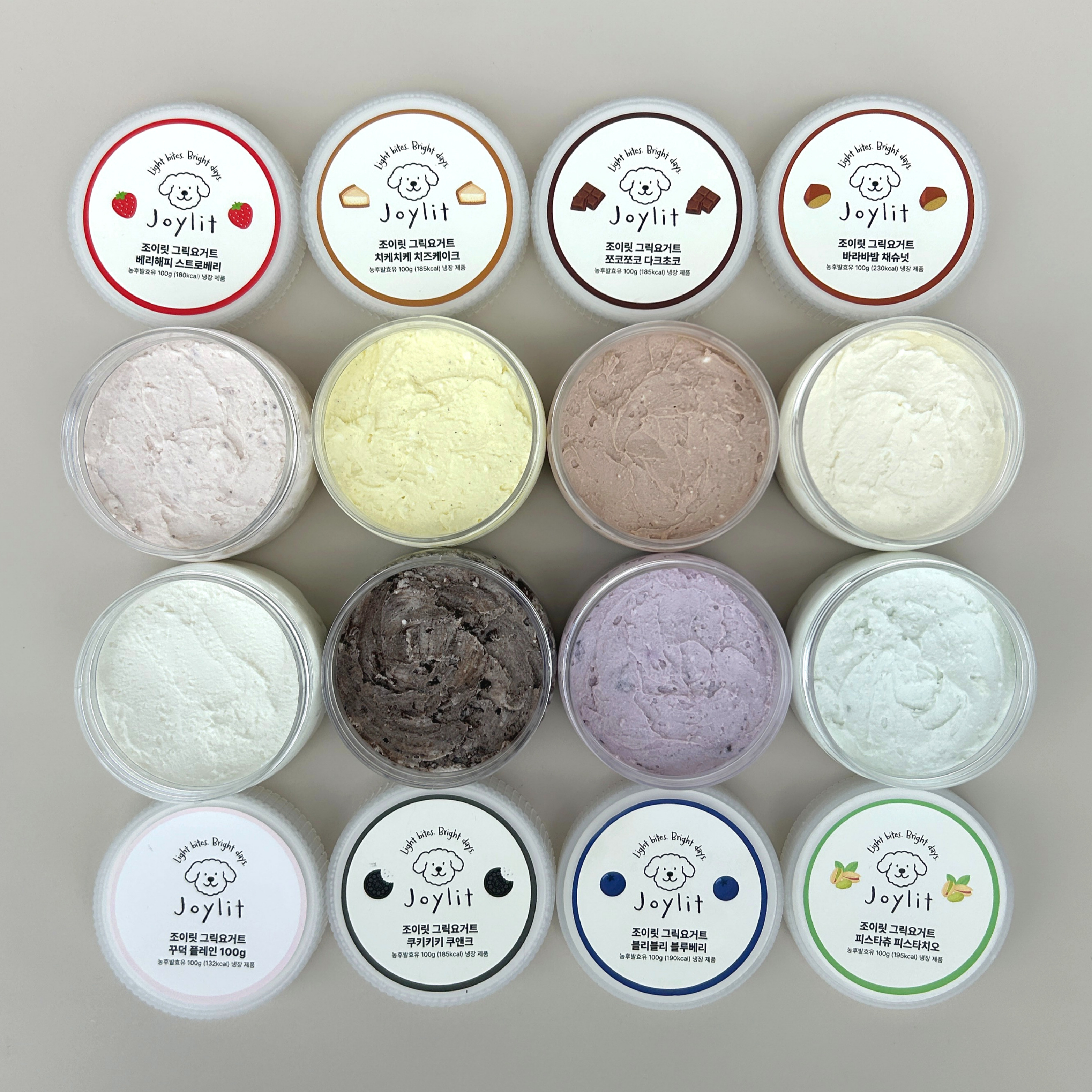 조이릿 꾸덕한 수제 그릭요거트 무가당 플레인 다이어트 효능 8가지 맛 100g - 상세 이미지 2