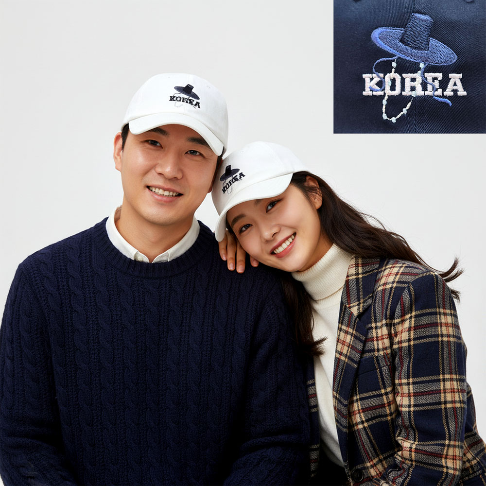 갓 코리아 볼캡 남자모자 대한민국 자수 연예인 모자 - 상품 이미지