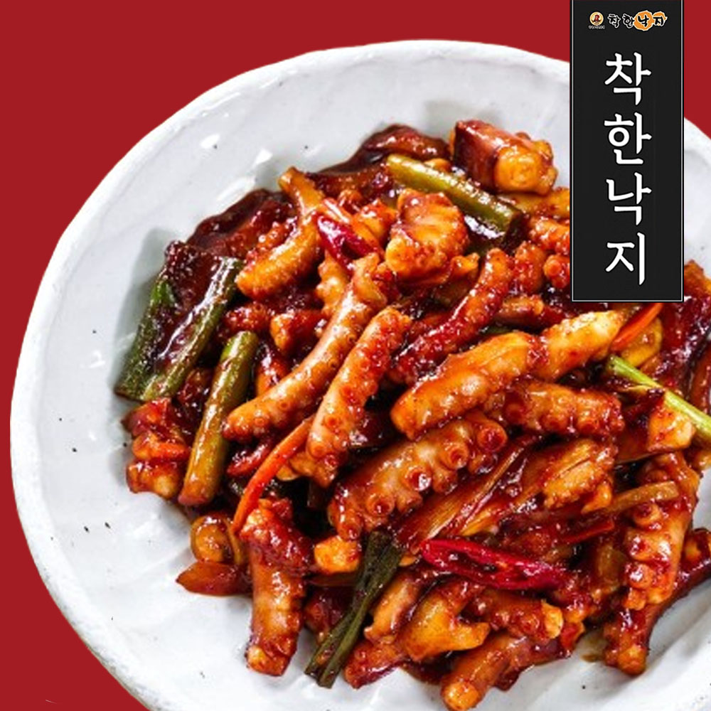 착한낙지 낙지볶음 매운 맛집 홈쇼핑 밀키트 135g, 6팩 이미지